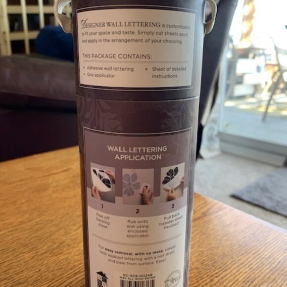 Wall Art Lettering - Picture 2 of 2